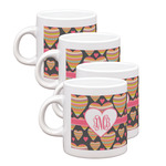 Hearts Single Shot Espresso Cups - Set of 4 (Personalized)