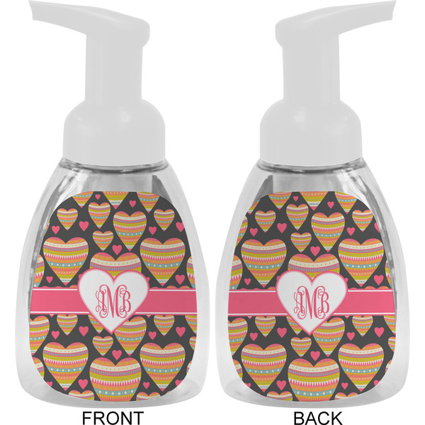 Hearts Foam Soap Bottle Approval - White