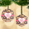 Hearts Frosted Glass Ornament - MAIN PARENT