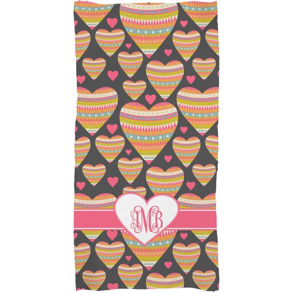 Hearts Full Sized Bath Towel - Apvl