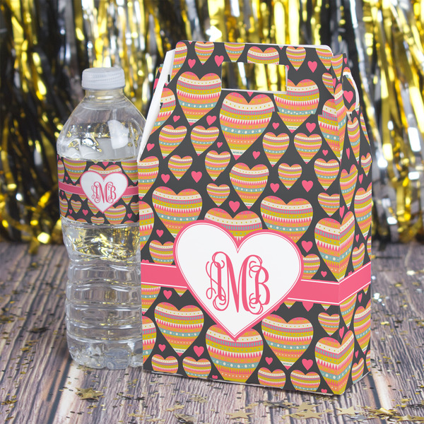 Hearts Gable Favor Box - In Context