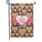 Hearts Small Garden Flag - Double Sided w/ Monograms