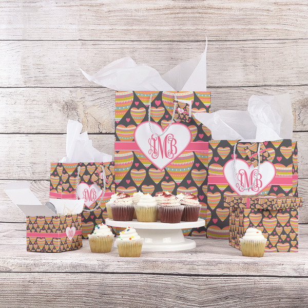 Hearts Gift Bags - In Context