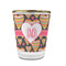 Hearts Glass Shot Glass - With gold rim - FRONT
