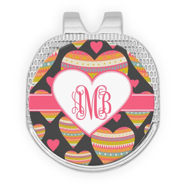 Hearts Golf Ball Hat Marker Hat Clip