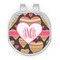 Hearts Golf Ball Marker - Hat Clip - Silver