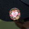 Hearts Golf Ball Marker Hat Clip - Gold - On Hat