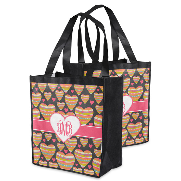 Hearts Grocery Bag - MAIN