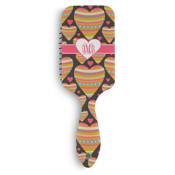 Custom Hearts Hair Brushes (Personalized)