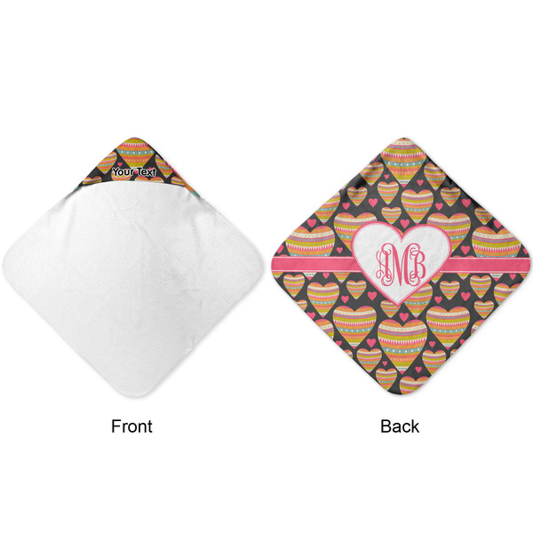 Hearts Hooded Baby Towel- Approval