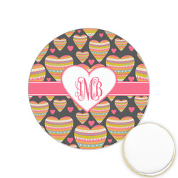 Hearts Printed Cookie Topper - 1.25" (Personalized)