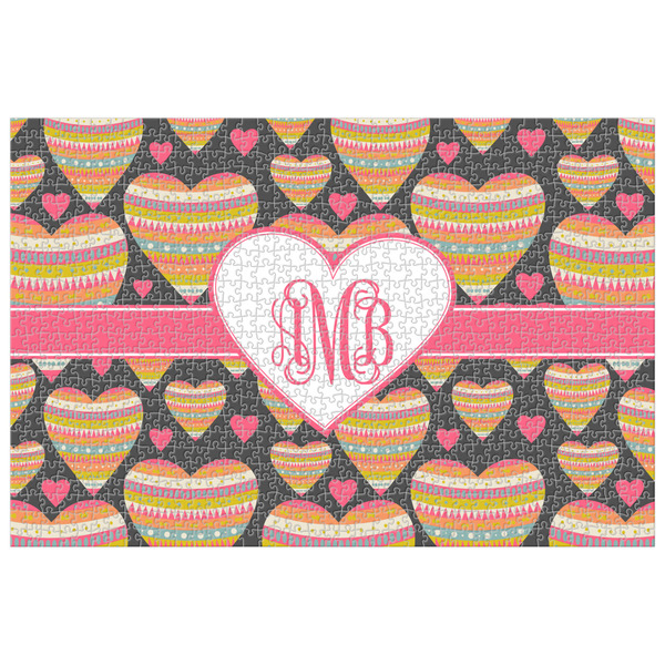 Custom Hearts 1014 pc Jigsaw Puzzle (Personalized)