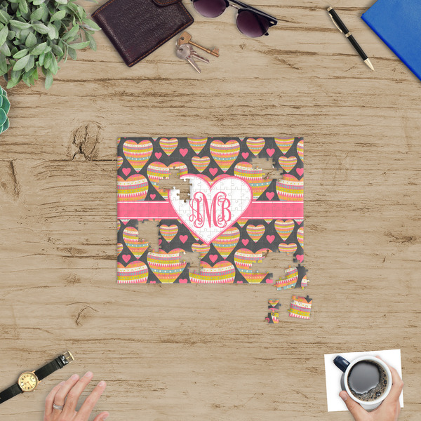 Hearts Jigsaw Puzzle 252 Piece - In Context