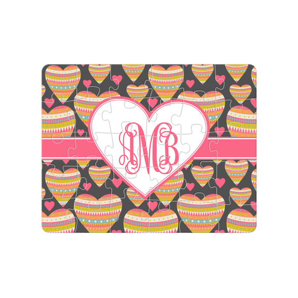 Custom Hearts 30 pc Jigsaw Puzzle (Personalized)