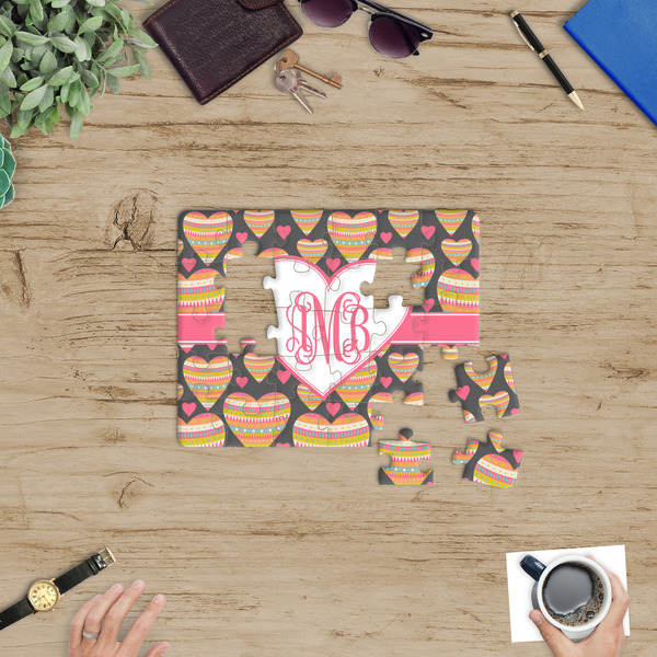 Hearts Jigsaw Puzzle 30 Piece - In Context