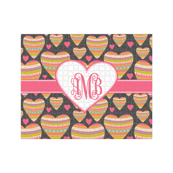 Custom Hearts 500 pc Jigsaw Puzzle (Personalized)