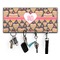 Hearts Key Hanger w/ 4 Hooks & Keys