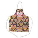Hearts Kid's Apron - Medium (Personalized)
