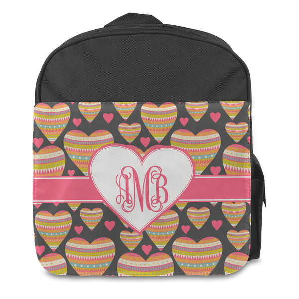 Hearts Kids Backpack - Front