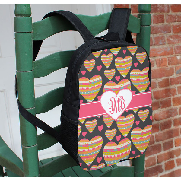 Hearts Kids Backpack - In Context