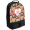 Hearts Large Backpack - Black - Angled View