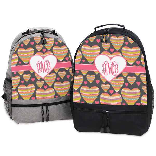 Hearts Large Backpacks - Both