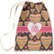 Hearts Large Laundry Bag - Front View