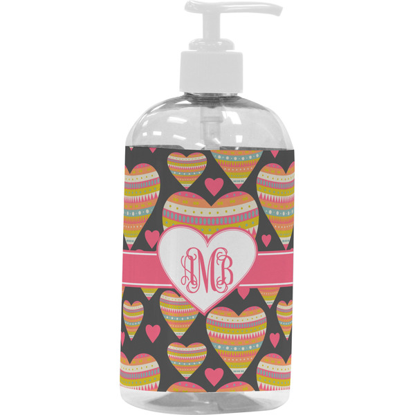 Hearts Large Liquid Dispenser (16 oz) - White