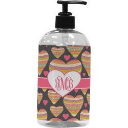 Hearts Plastic Soap / Lotion Dispenser (Personalized)