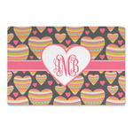 Hearts Large Rectangle Car Magnet (Personalized)