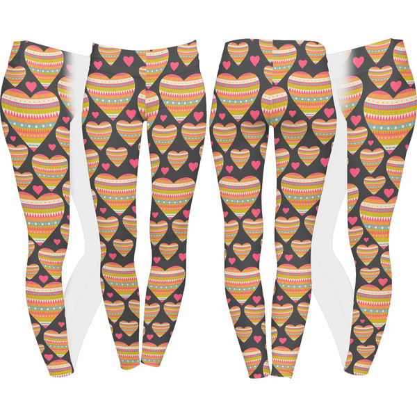 Hearts Leggings Turn Around - Apvl
