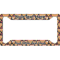 Hearts License Plate Frame (Personalized)