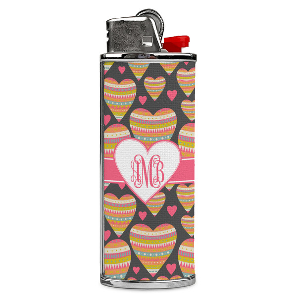 Custom Hearts Case for BIC Lighters (Personalized)