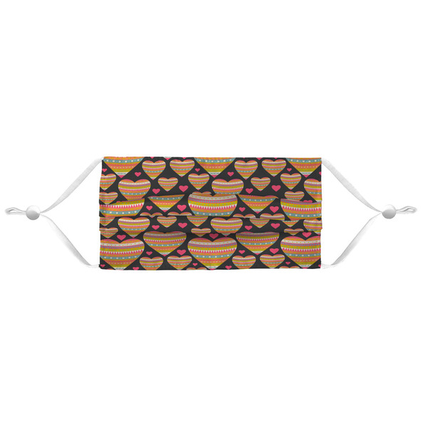 Hearts Mask - Pleated (new) APPROVAL