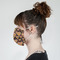 Hearts Mask - Side View on Girl