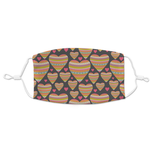 Custom Hearts Adult Cloth Face Mask