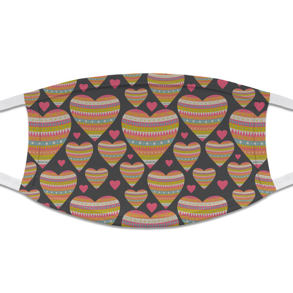 Custom Hearts Cloth Face Mask (T-Shirt Fabric)