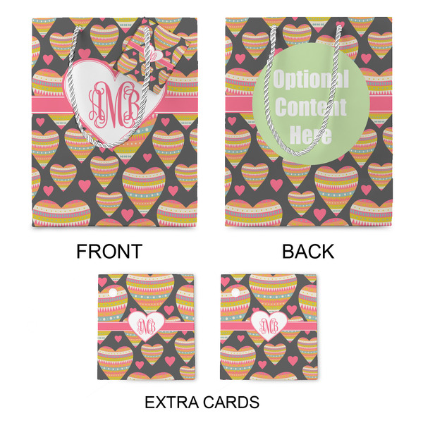 Hearts Medium Gift Bag - Approval