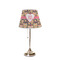 Hearts Poly Film Empire Lampshade - On Stand