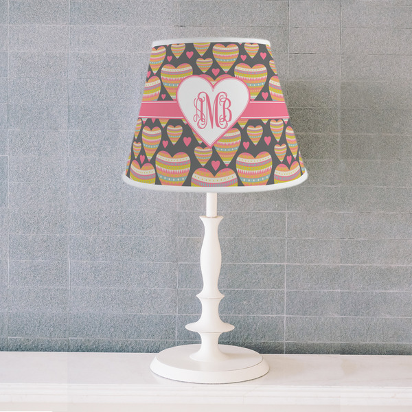 Hearts Poly Film Empire Lampshade - Lifestyle