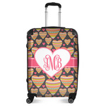 Hearts Suitcase - 24" Medium - Checked (Personalized)