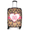 Hearts Suitcase - 24" Medium - Checked (Personalized)