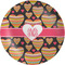 Hearts Melamine Plate (Personalized)