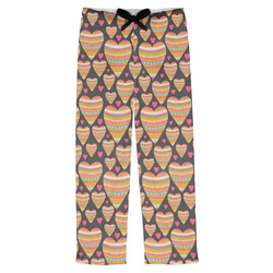 Hearts Mens Pajama Pants (Personalized)
