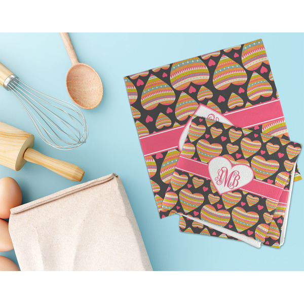 Hearts Microfiber Dish Rag - LIFESTYLE