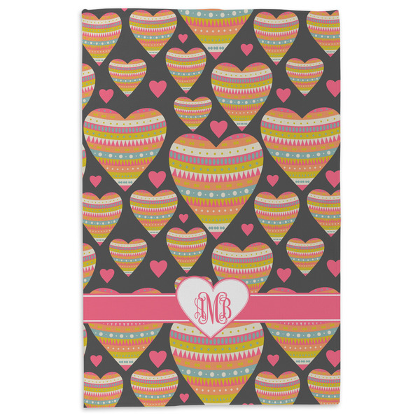 Hearts Microfiber Dish Towel - APPROVAL