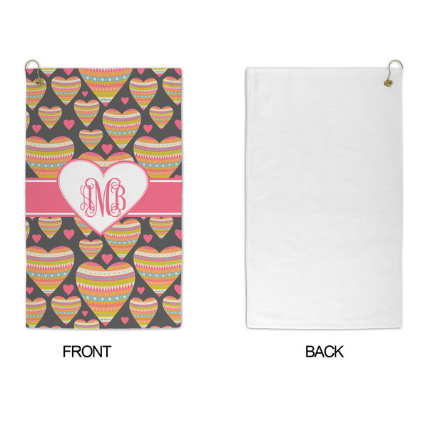 Hearts Microfiber Golf Towels - APPROVAL