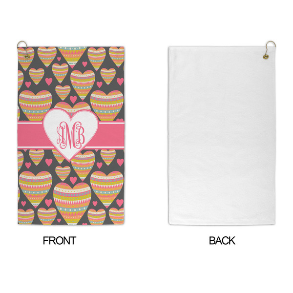 Hearts Microfiber Golf Towels - APPROVAL