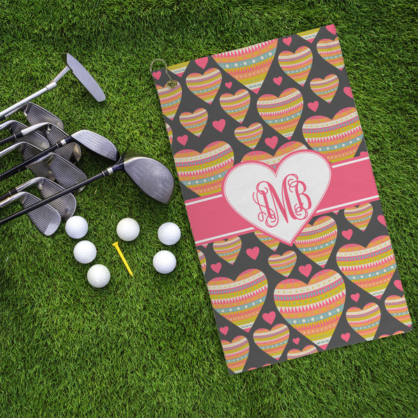 Hearts Microfiber Golf Towels - LIFESTYLE