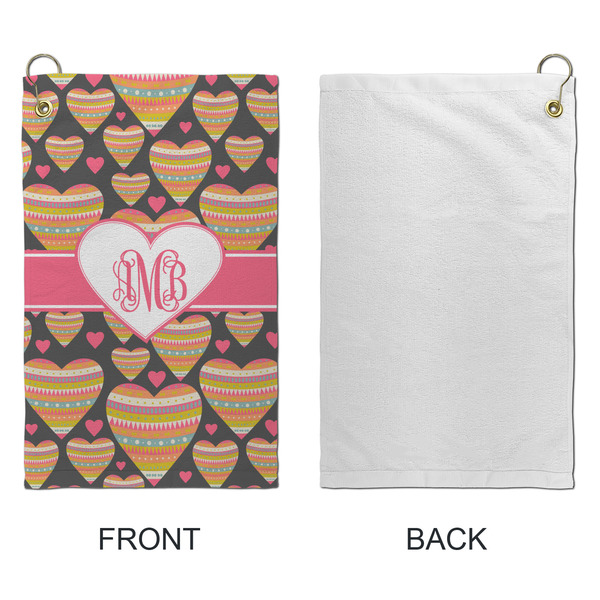 Hearts Microfiber Golf Towels - Small - APPROVAL